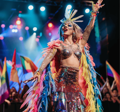 Ampia gamma di danze folkloristiche, canti e parate